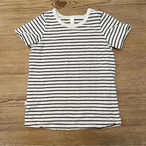 Childhoods Black and White Striped Tee